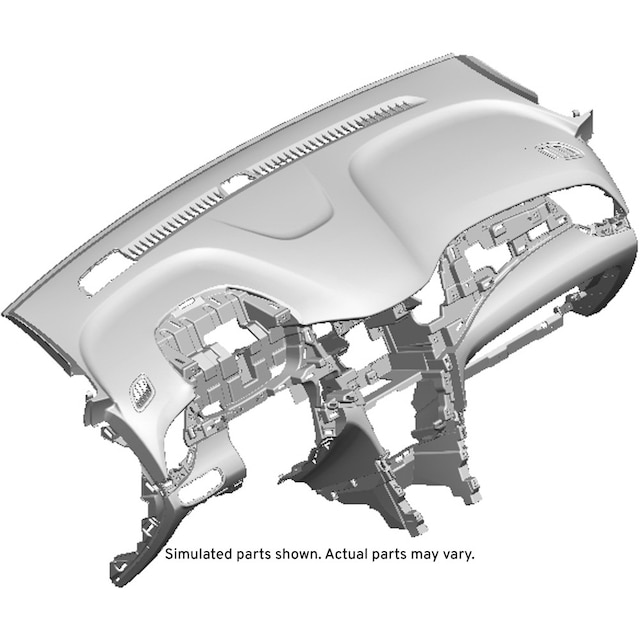 GM Genuine Parts Jet Black Instrument Panel