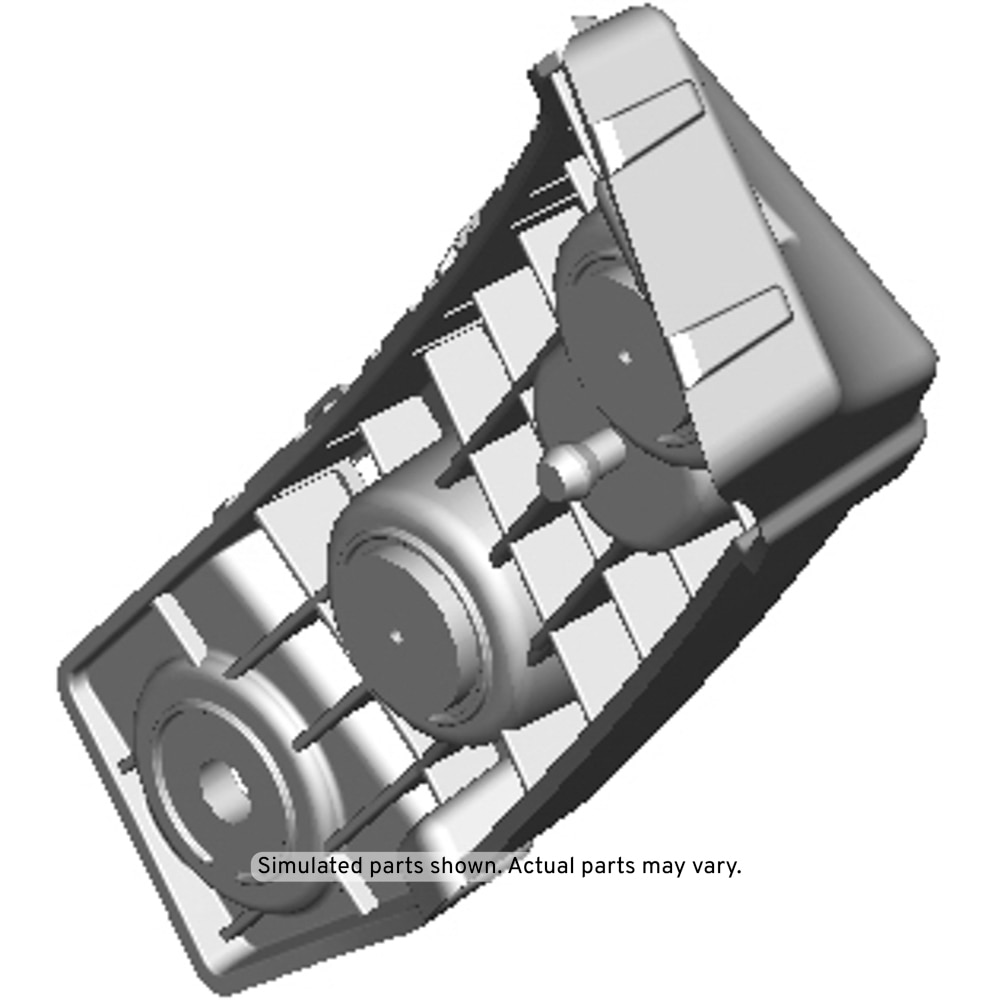 GM Genuine Parts Rear Driver Side Bumper Fascia Guide
