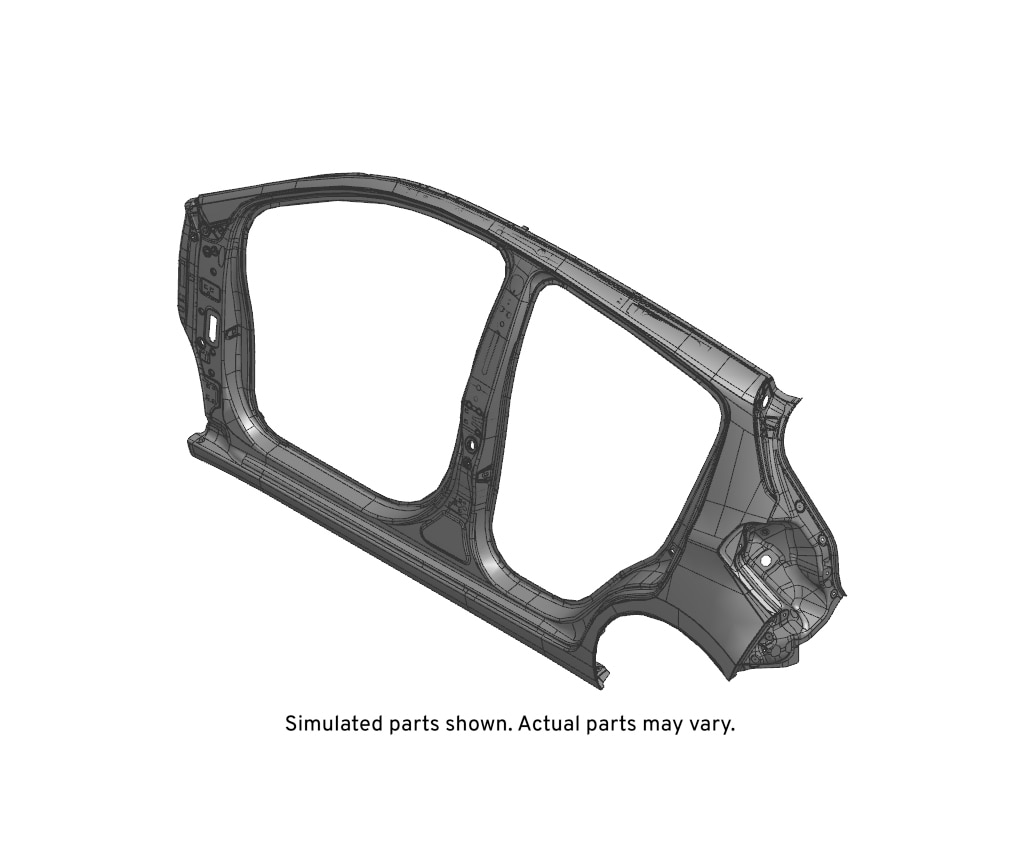 GM Genuine Parts Driver Side Body Side Outer Frame