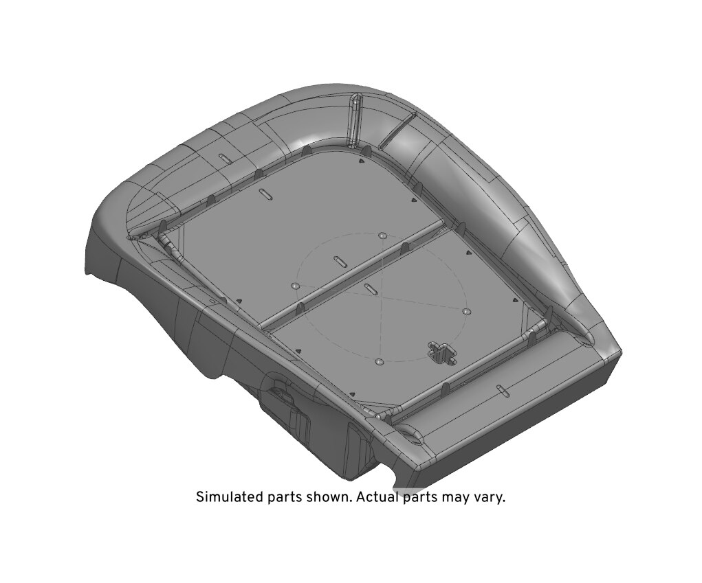 GM Genuine Parts Front Passenger Side Seat Cushion Pad