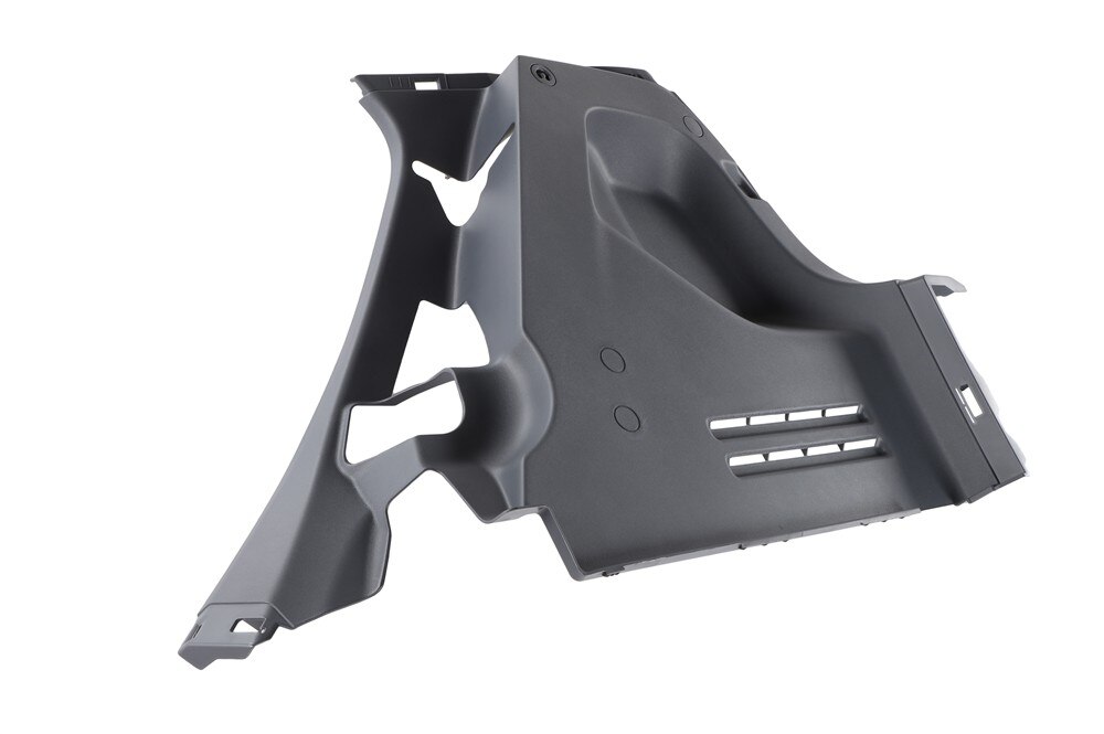 GM Genuine Parts Dark Galvanized Cool Passenger Side Quarter Lower Rear Trim Panel