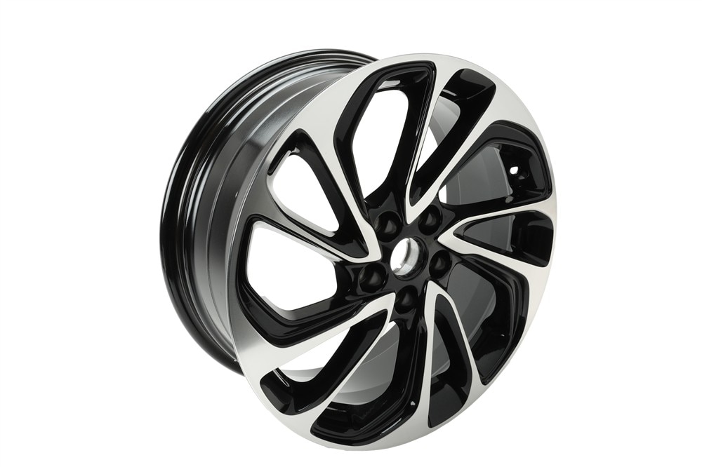 GM Genuine Parts Carbon Flash 17x7in Aluminum Front and Rear Wheel