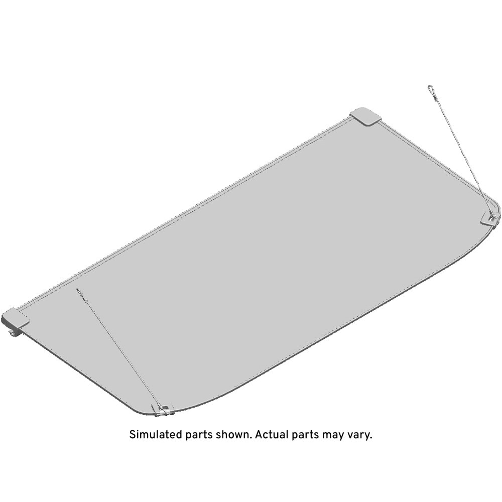 GM Genuine Parts Dark Gray Luggage Shade