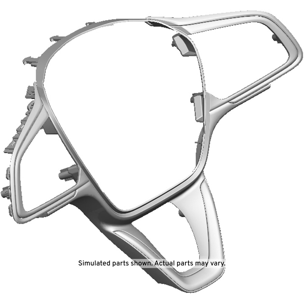 GM Genuine Parts Silver Steering Wheel Spoke Cover