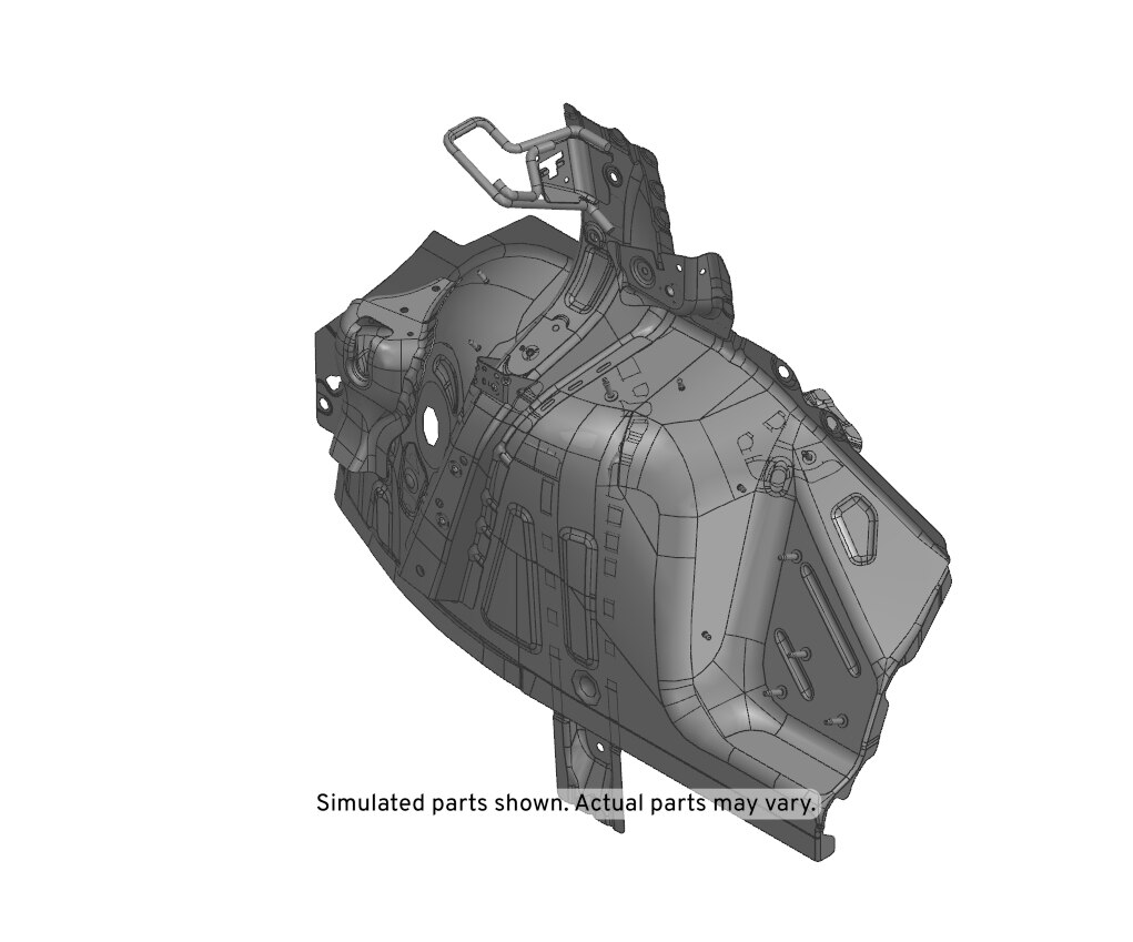 GM Genuine Parts Rear Passenger Side Wheelhouse Panel