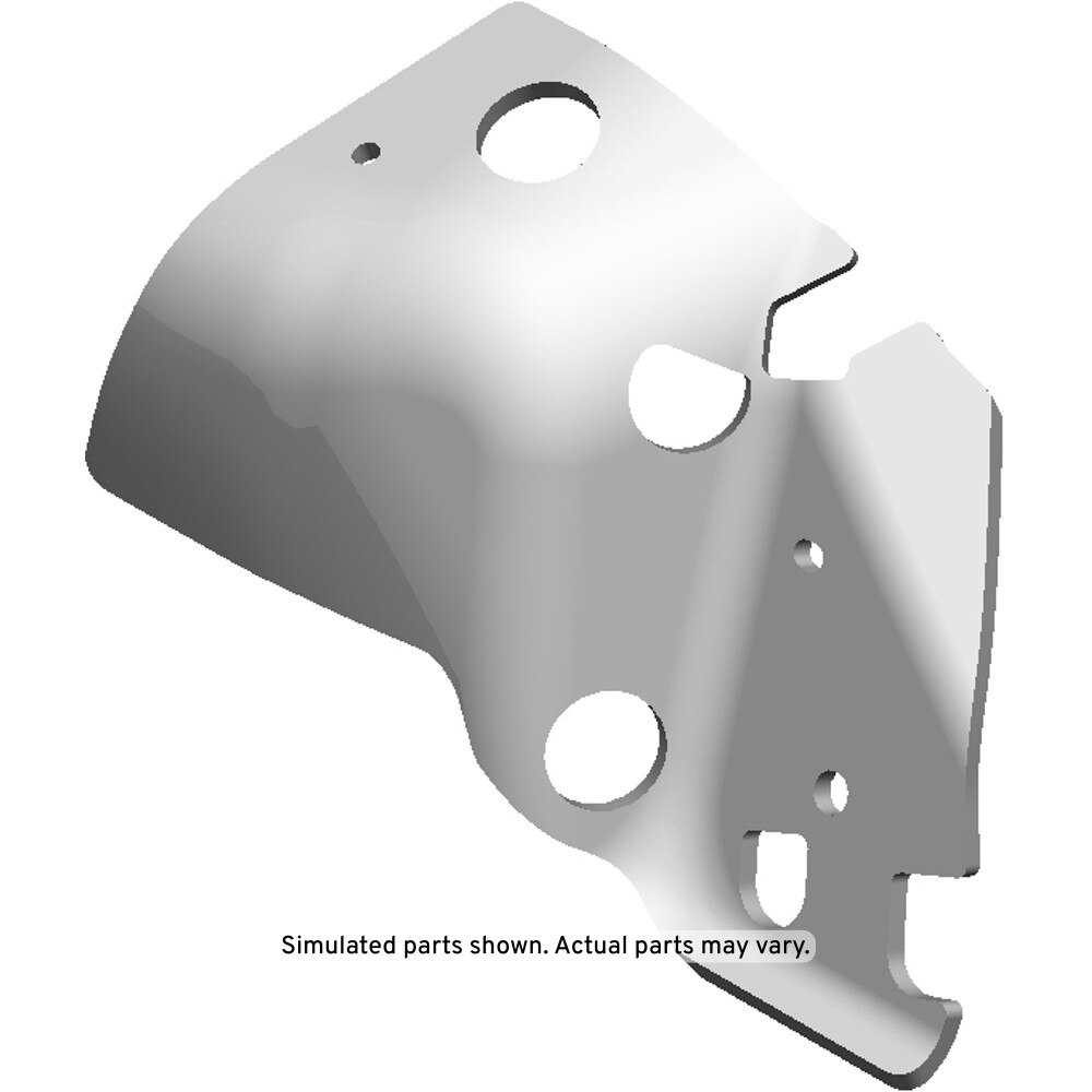 GM Genuine Parts Rear Passenger Side Wheelhouse Panel Rear Insulator