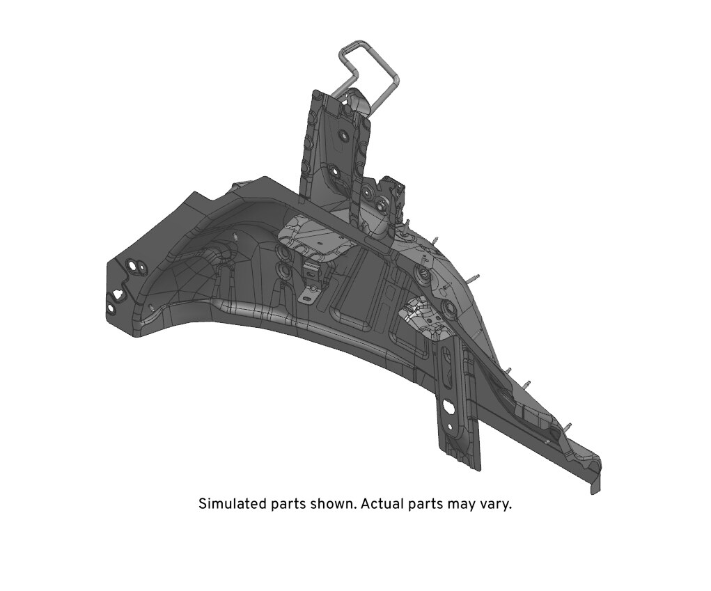 GM Genuine Parts Rear Driver Side Wheelhouse Panel
