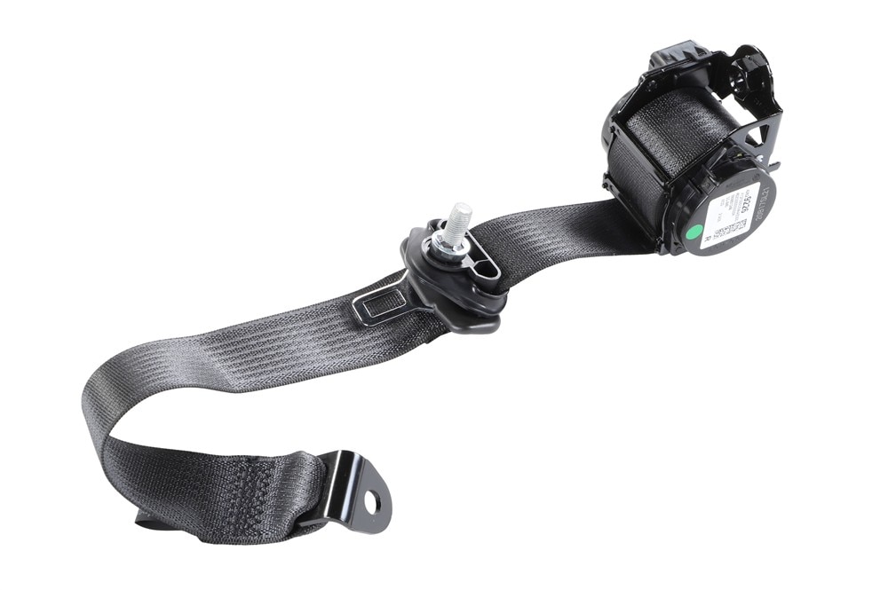 GM Genuine Parts Black Rear Passenger Side Seat Belt Retractor Assembly