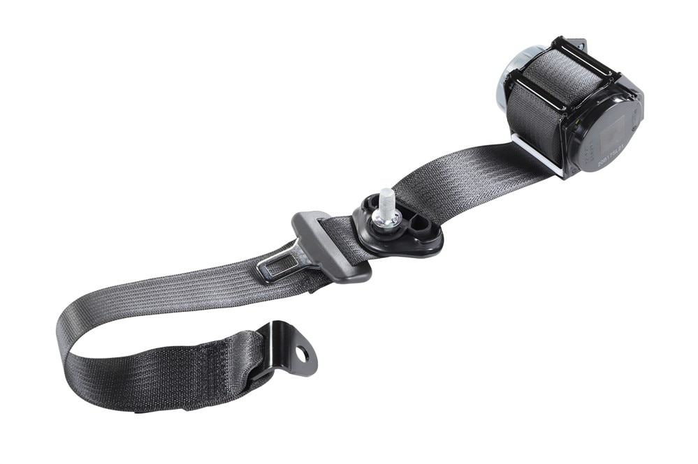 GM Genuine Parts Black Rear Driver Side Seat Belt Retractor Assembly