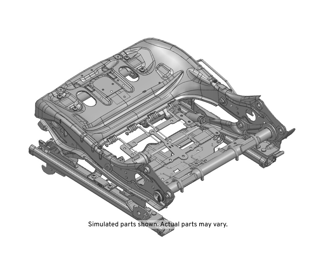 GM Genuine Parts Front Passenger Side Seat Cushion Frame