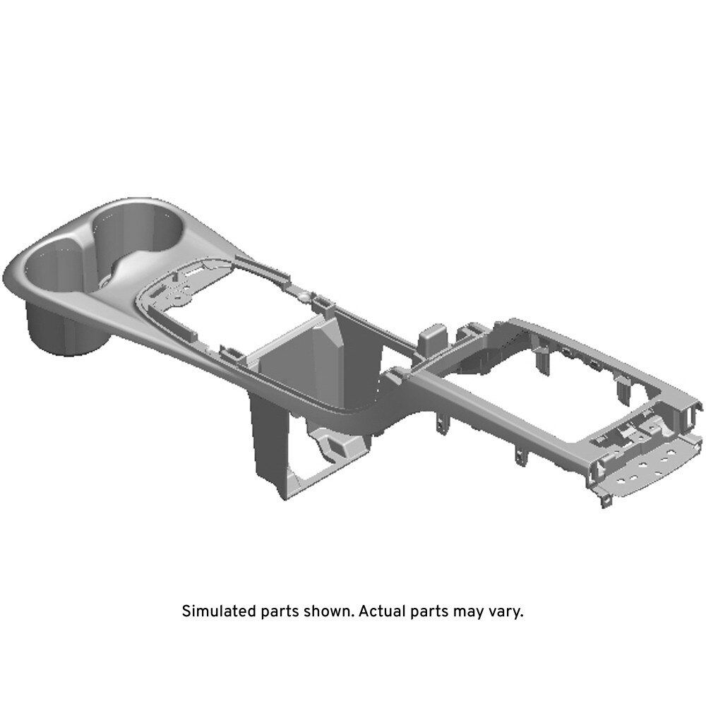 GM Genuine Parts Light Ash Gray Front Floor Console Cup Holder Plate