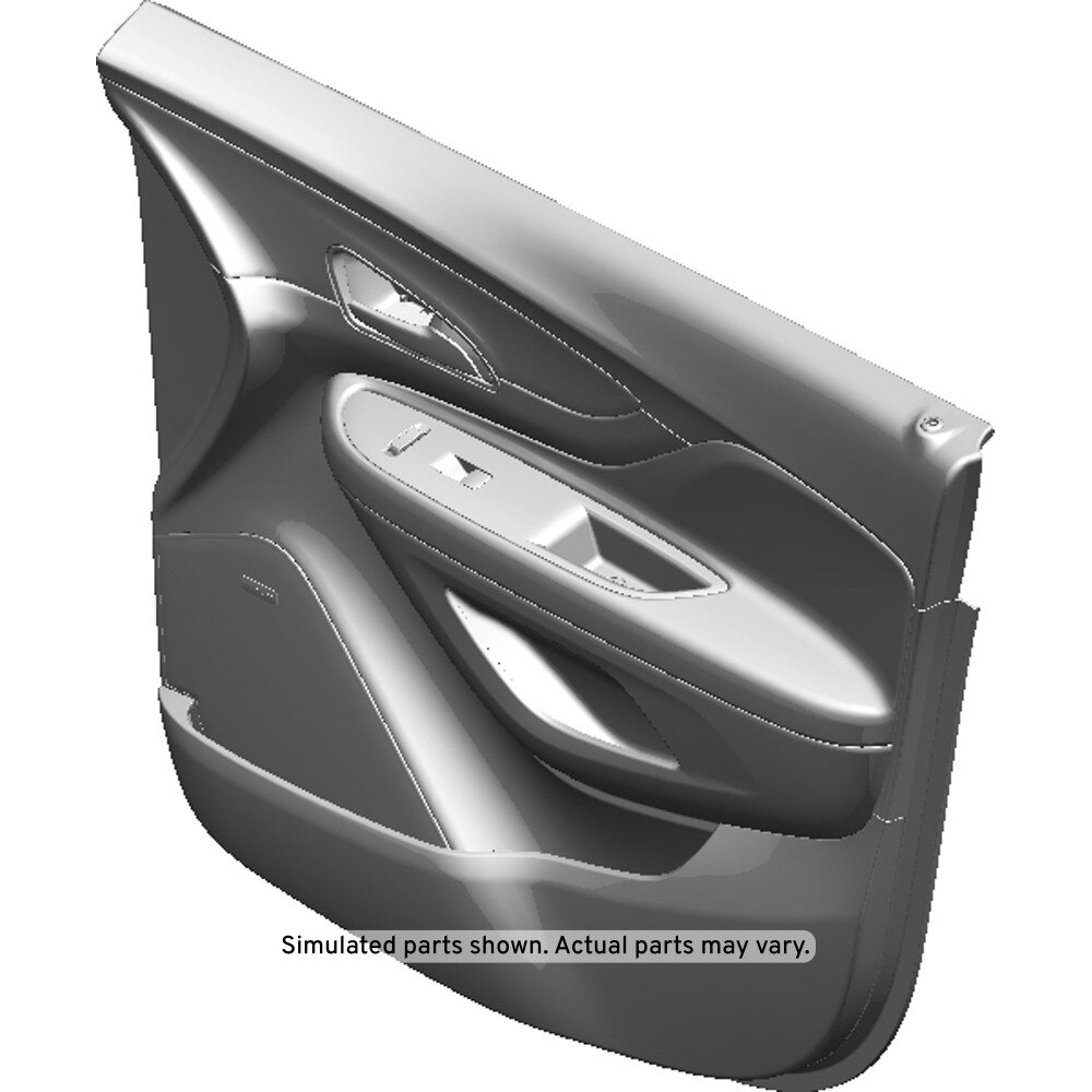 GM Genuine Parts Jet Black Front Passenger Side Door Trim