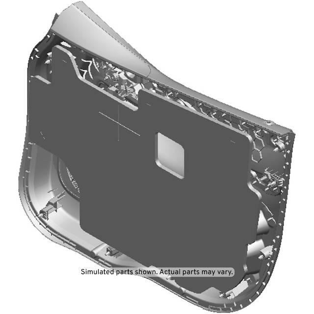 GM Genuine Parts Light Ash Gray Front Driver Side Door Trim