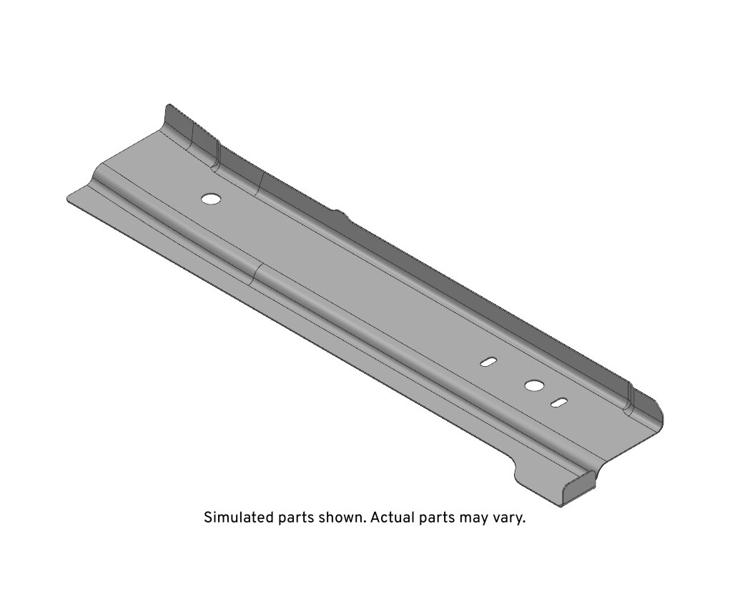 GM Genuine Parts Passenger Side Rear Compartment Floor Panel Rear Rail