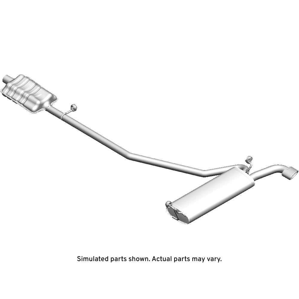 GM Genuine Parts Exhaust Muffler with Exhaust Pipe | 42663972