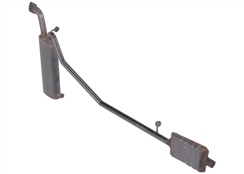 GM Genuine Parts Exhaust Muffler with Exhaust Pipe