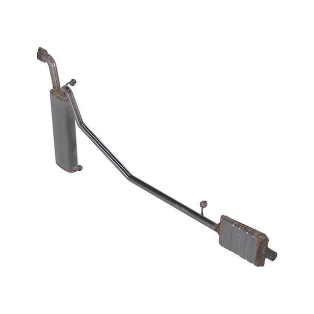 GM Genuine Parts Exhaust Muffler with Exhaust Pipe