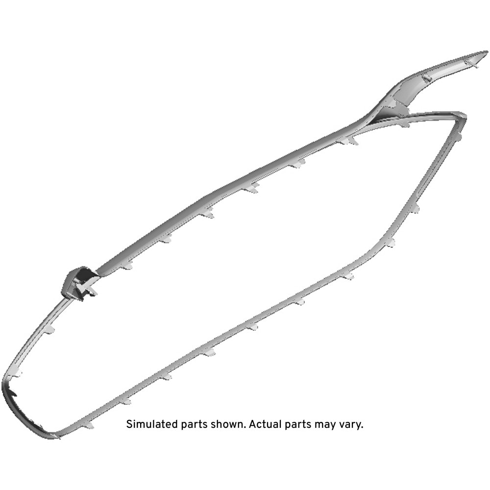 GM Genuine Parts Primed Front Grille Opening Bezel
