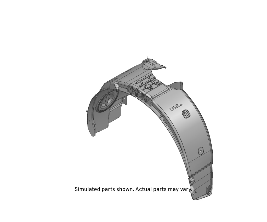 GM Genuine Parts Front Driver Side Wheelhouse Liner