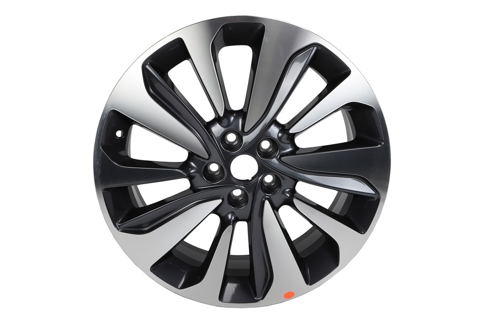 GM Genuine Parts Medium Gray with Black Tinted Spokes Front and Rear Wheel