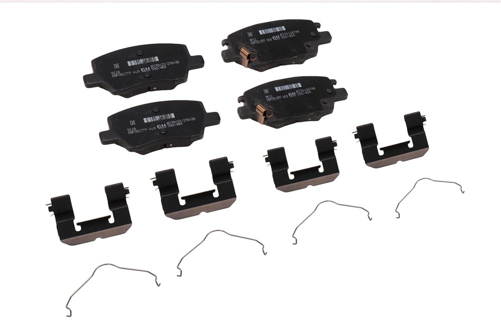 GM Genuine Parts Front Disc Brake Pad Set with Springs