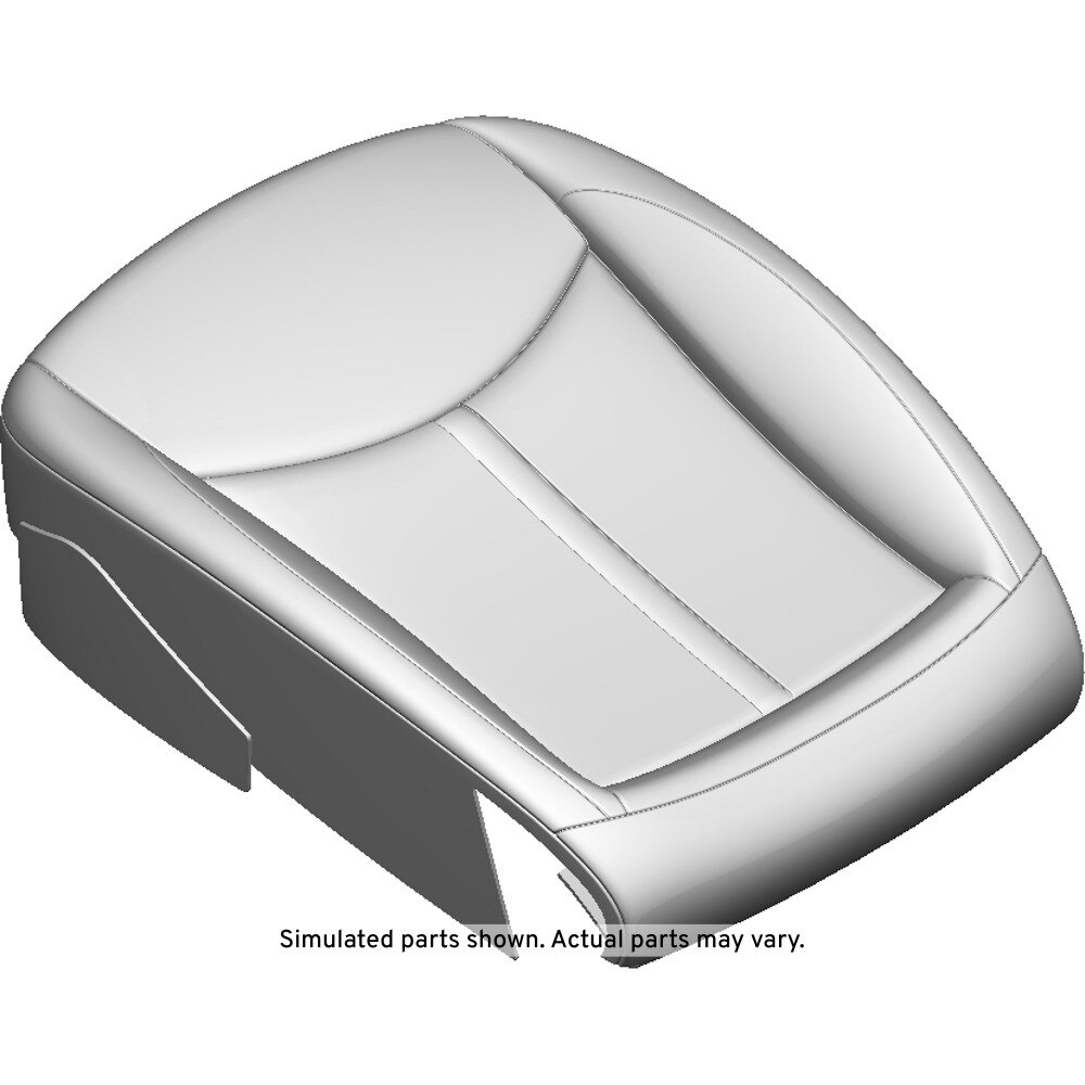 GM Genuine Parts Silver Front Passenger Side Seat Cushion Cover