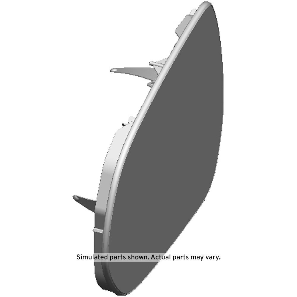 GM Genuine Parts Driver Side Door Mirror with Glass and Backing Plate
