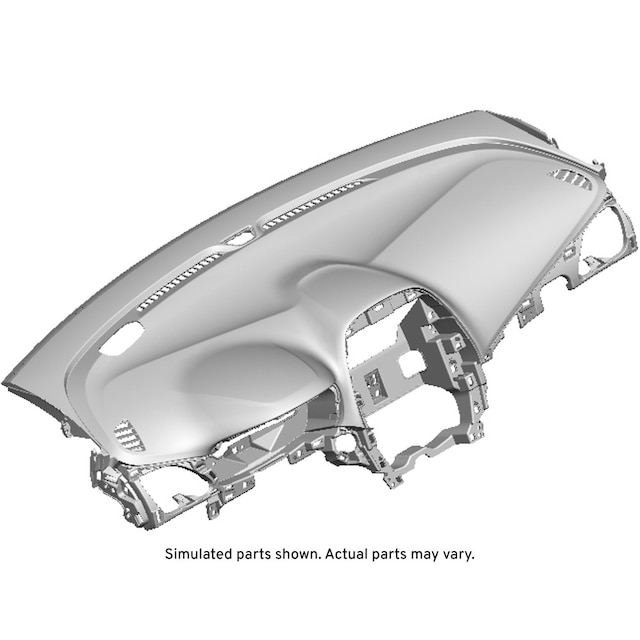 GM Genuine Parts Black Instrument Panel Upper Trim Panel