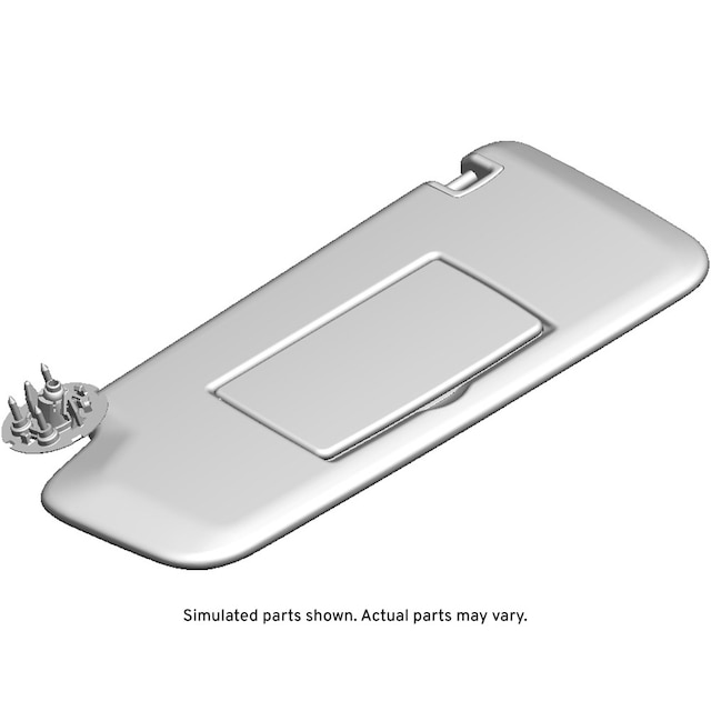 GM Genuine Parts Ash Gray Driver Side Sun Visor
