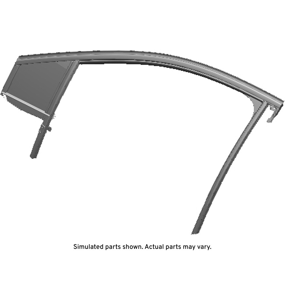 GM Genuine Parts Front Driver Side Door Window Weatherstrip