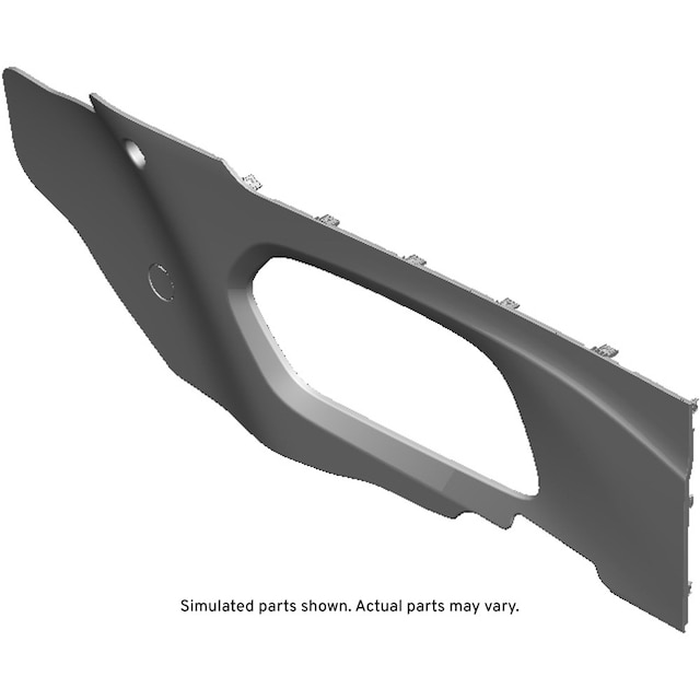 GM Genuine Parts Black Driver Side Front Floor Console Extension Panel