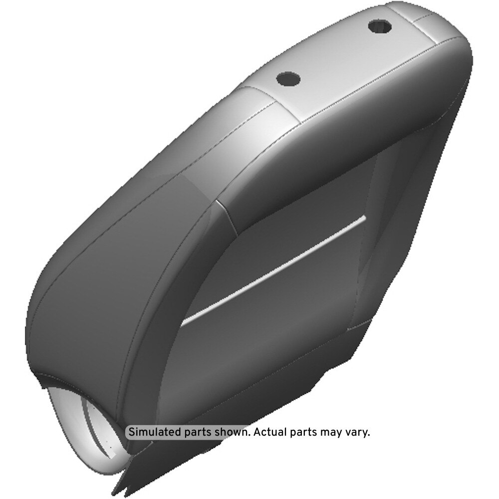 GM Genuine Parts Silver Front Passenger Side Seat Back Cover