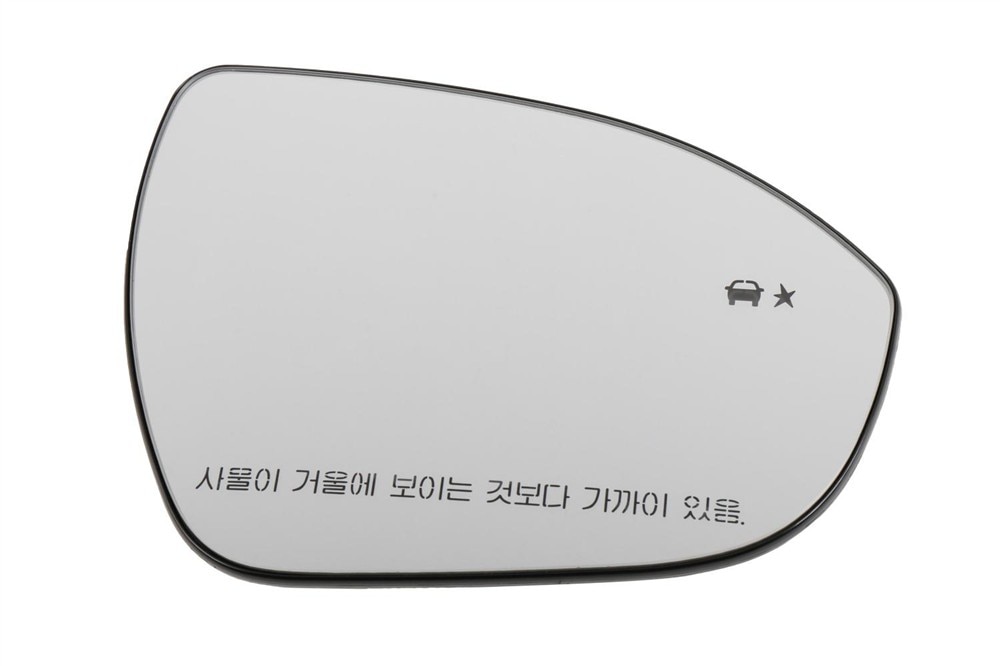 GM Genuine Parts Passenger Side Door Mirror with Glass and Backing Plate