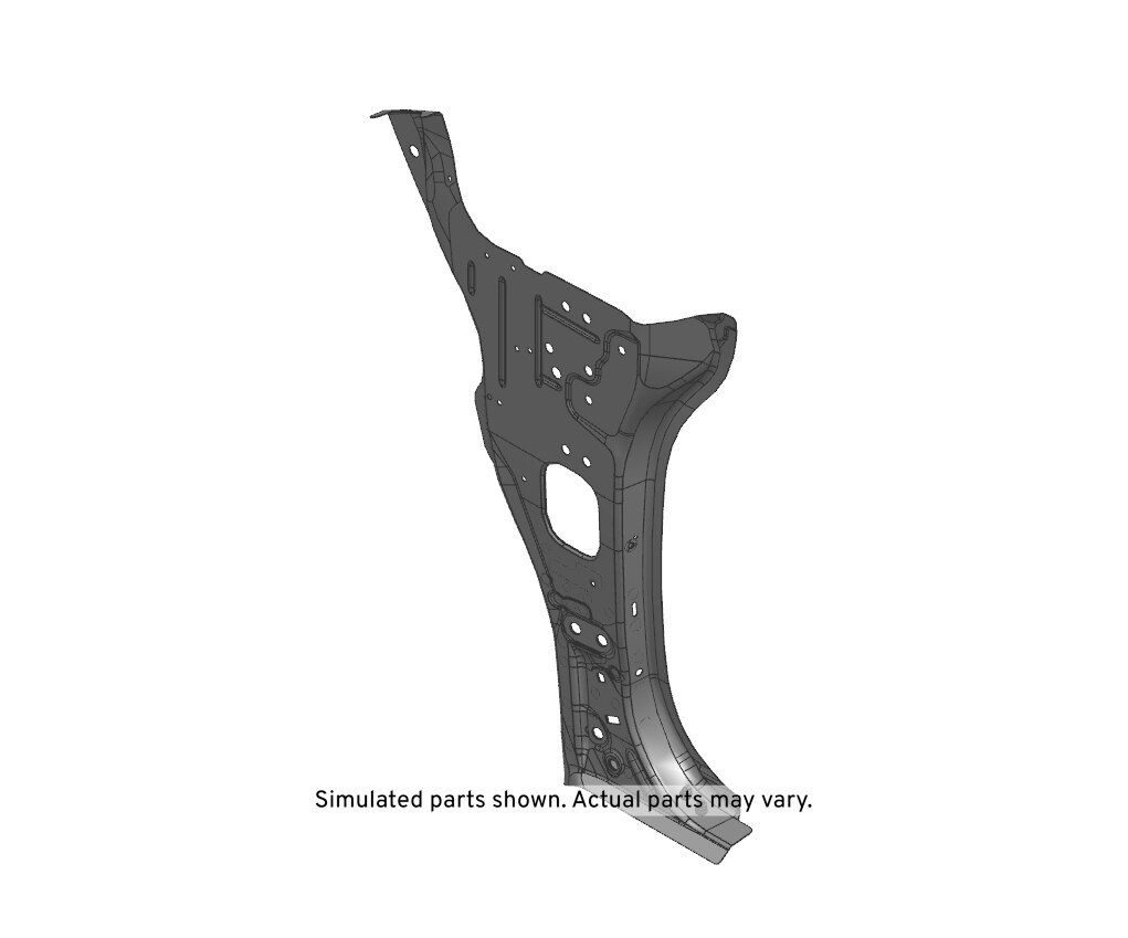 GM Genuine Parts Passenger Side Body Hinge Pillar Inner Lower Panel