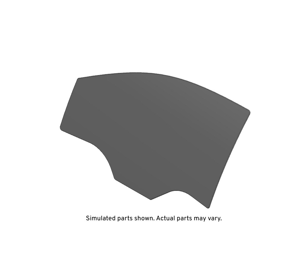 GM Genuine Parts Front Driver Side Door Window