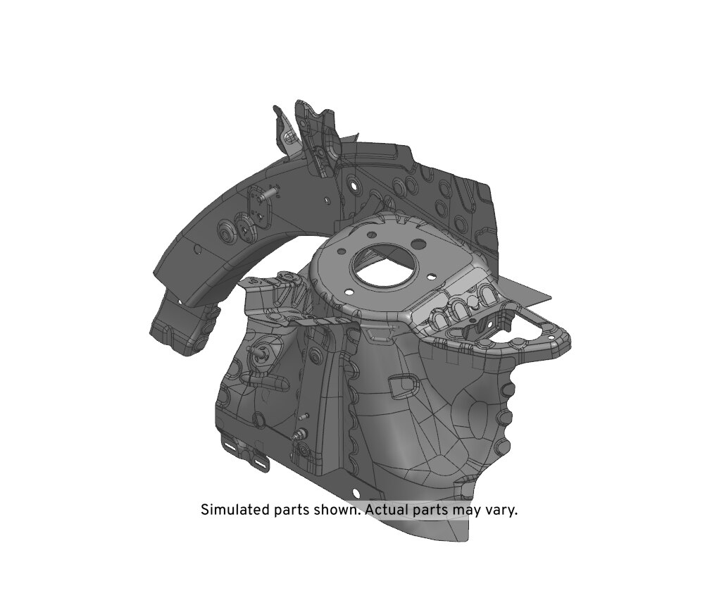 GM Genuine Parts Front Passenger Side Wheelhouse Panel
