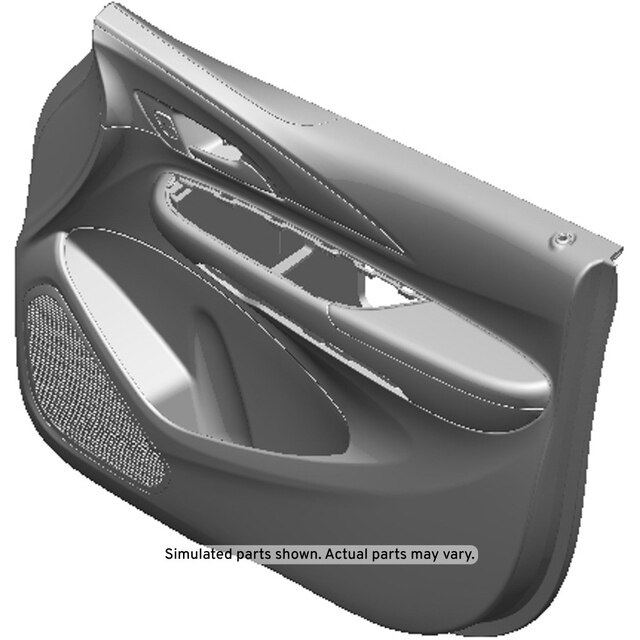 GM Genuine Parts Gray Front Passenger Side Door Trim