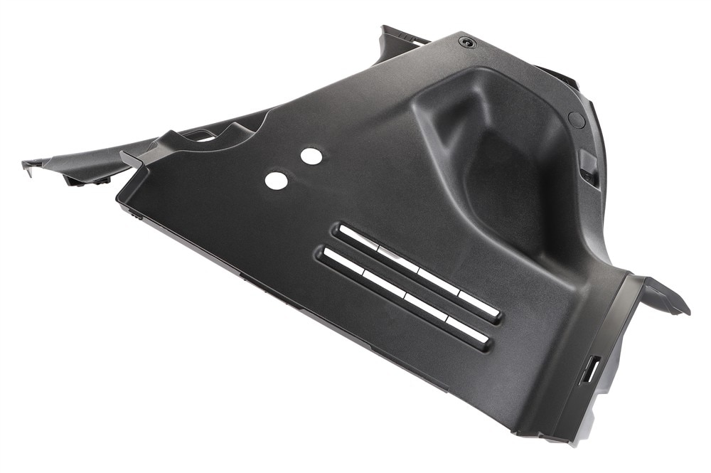 GM Genuine Parts Jet Black Passenger Side Quarter Lower Rear Trim Panel