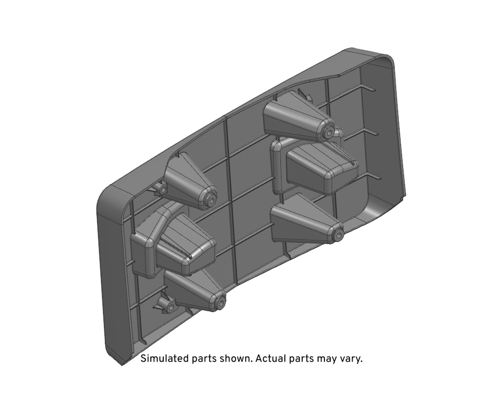 GM Genuine Parts Front License Plate Bracket