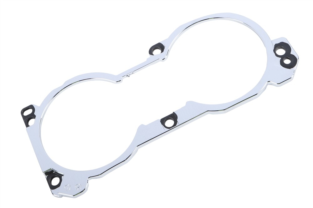 GM Genuine Parts Exterior Bright Chrome Front Floor Console Cup Holder Opening Trim Plate