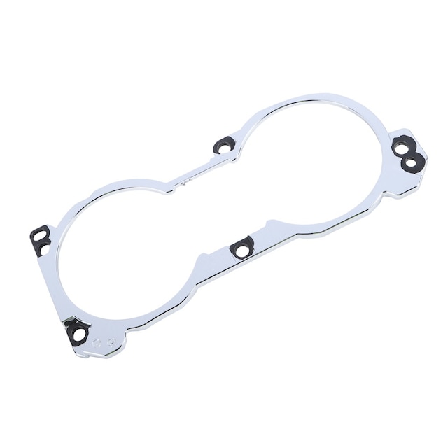 GM Genuine Parts Exterior Bright Chrome Front Floor Console Cup Holder Opening Trim Plate
