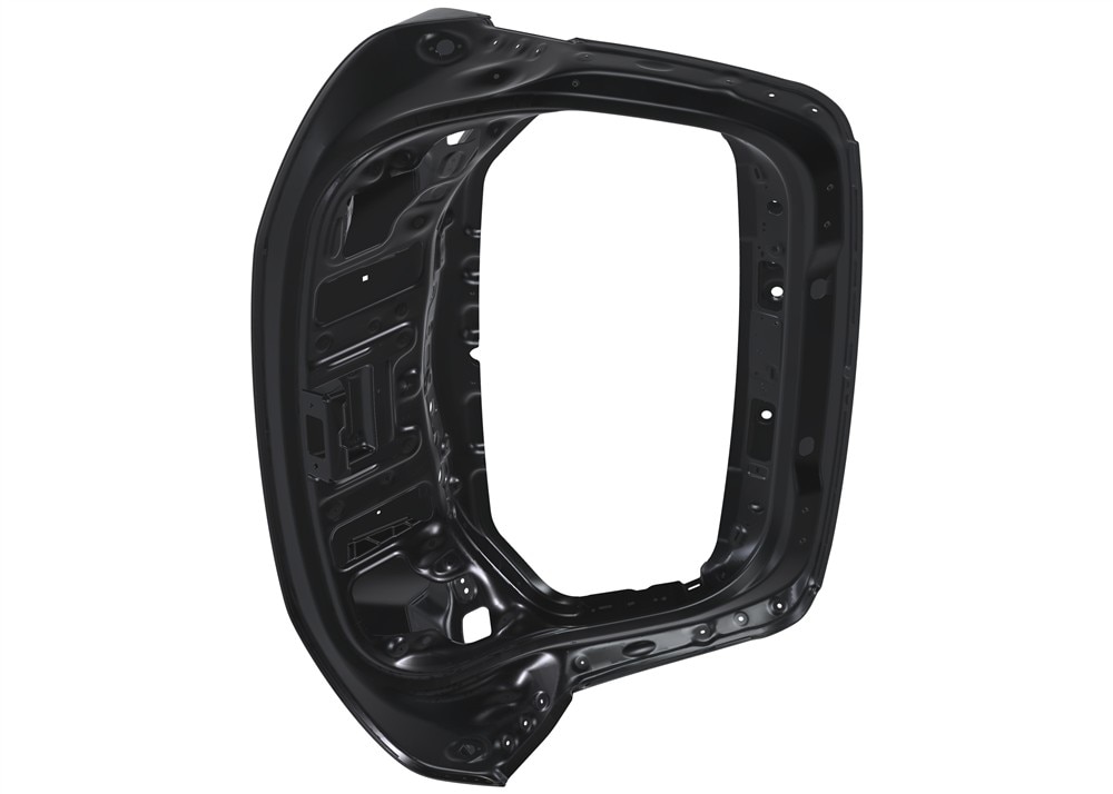 GM Genuine Parts Underbody Rear Side Front Rail