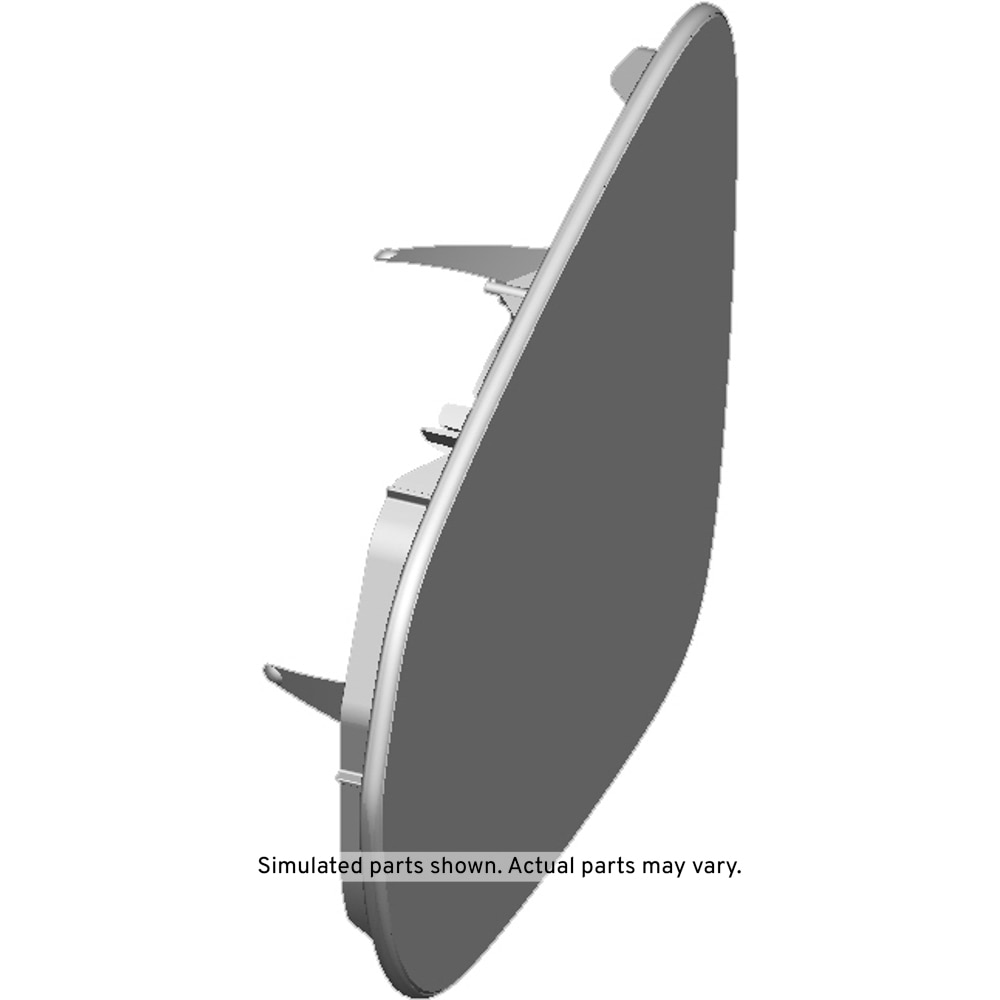 GM Genuine Parts Driver Side Door Mirror with Glass and Backing Plate