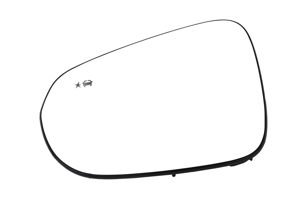 GM Genuine Parts Driver Side Door Mirror with Glass and Backing Plate