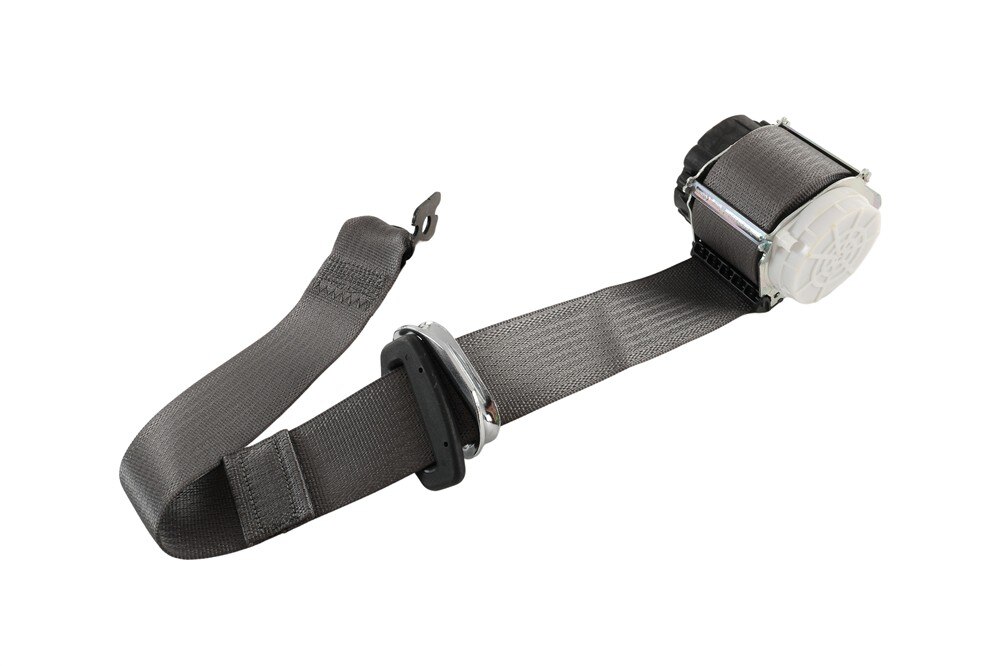 GM Genuine Parts Dark Ash Gray Rear Driver Side Seat Belt Retractor
