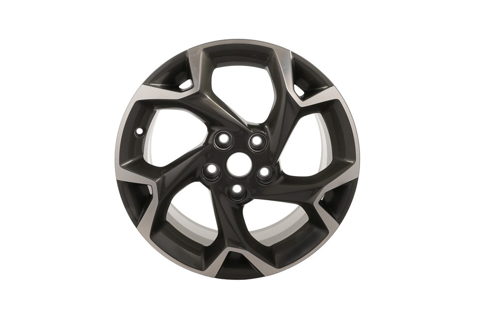 GM Genuine Parts Charcoal Metallic 17x7.5in Aluminum Front and
