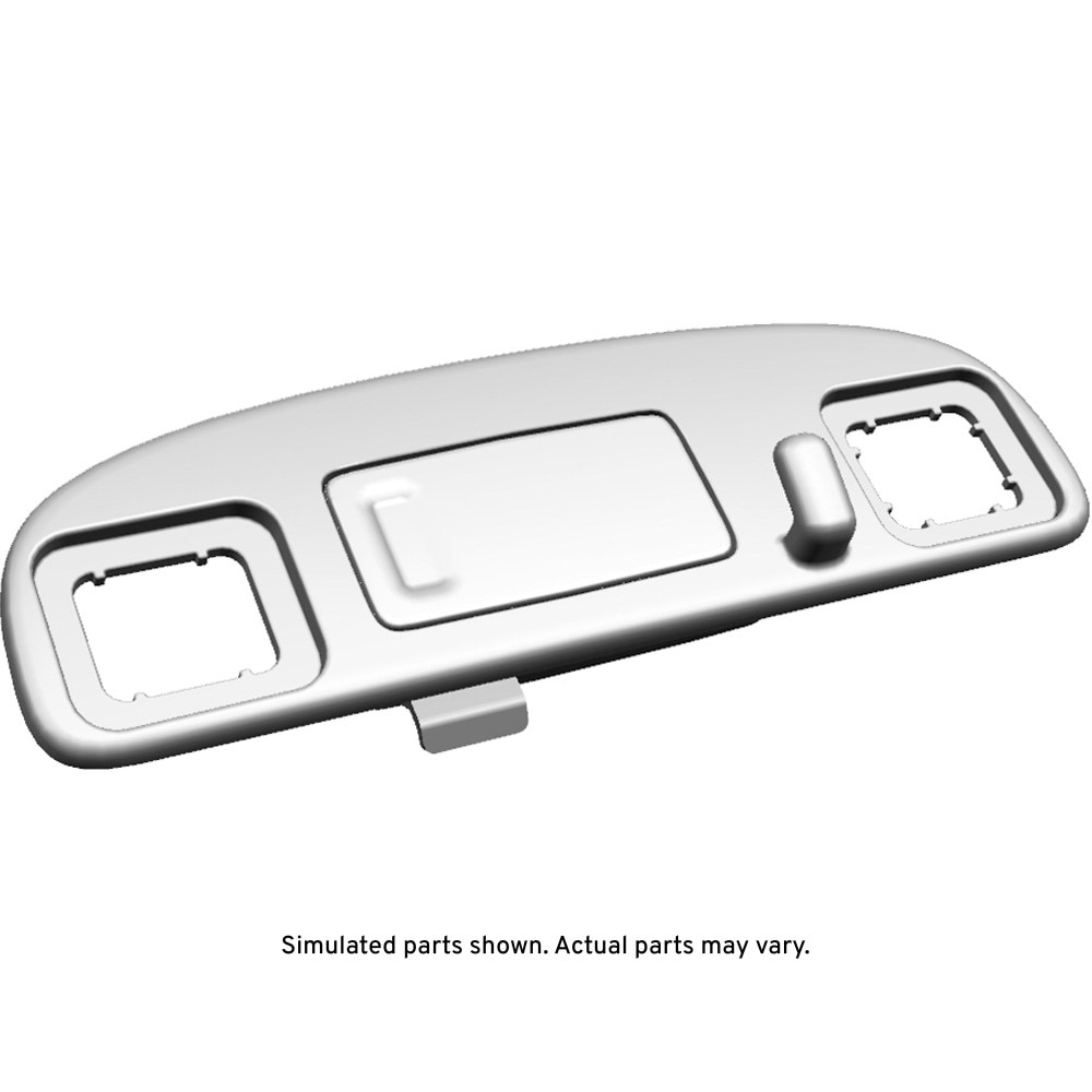 GM Genuine Parts Gray Passenger Side Roof Rail Rear Seat Position Reading and Courtesy Lamp