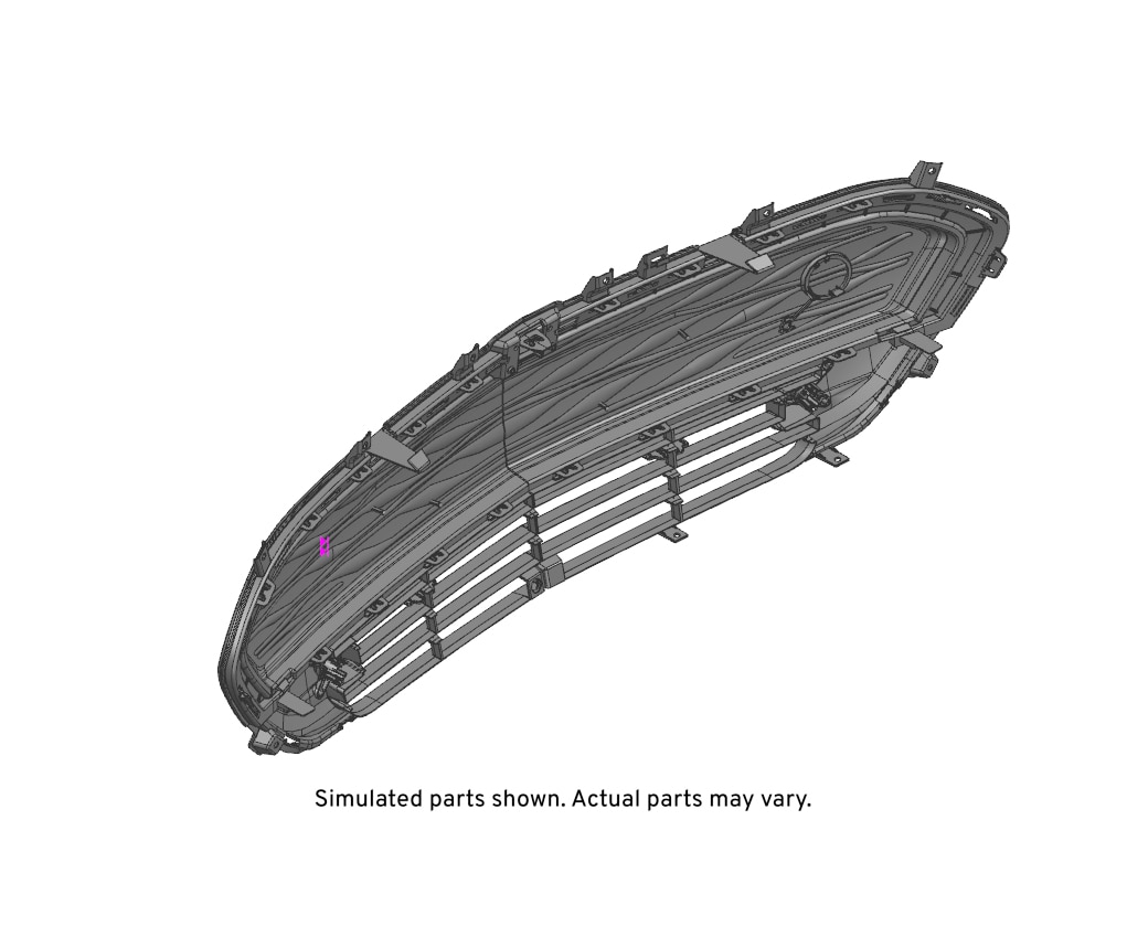 GM Genuine Parts Front Lower Grille