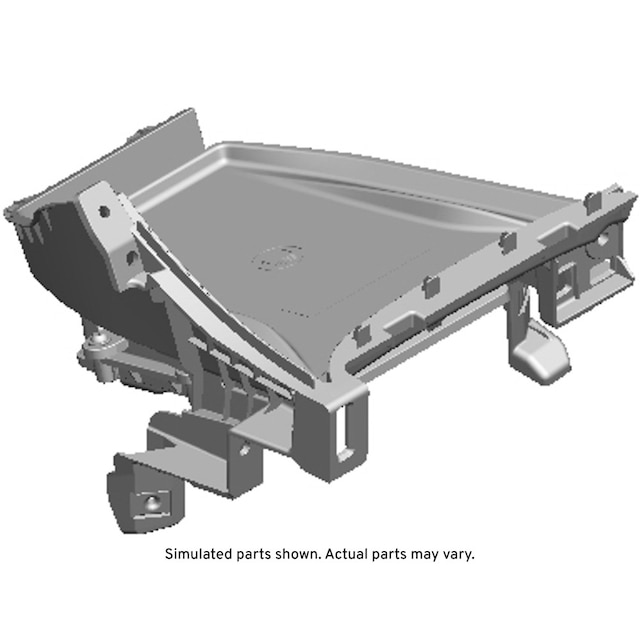 GM Genuine Parts Black Front Floor Console Stowage Tray