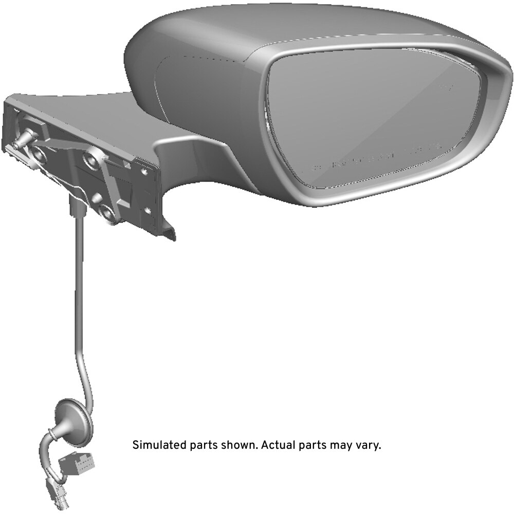 GM Genuine Parts Passenger Side Door Mirror